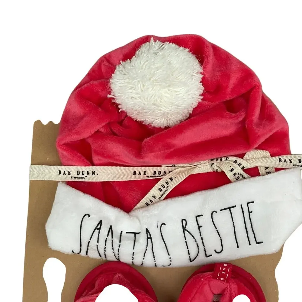 Rae Dunn Baby Holiday Christmas Hat And Slippers